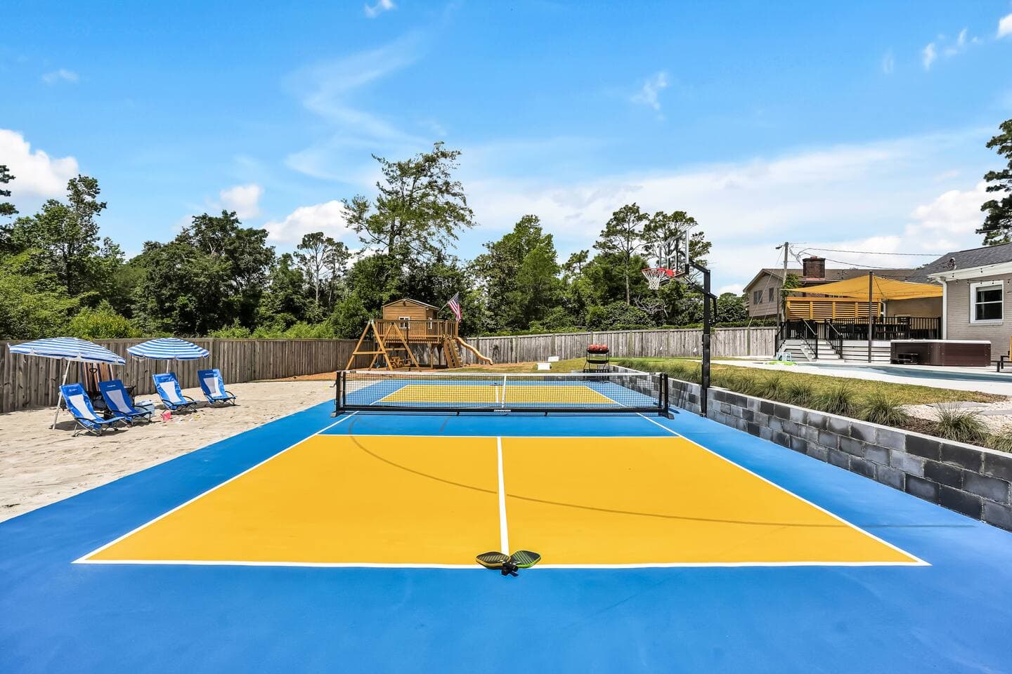 Pickleball court