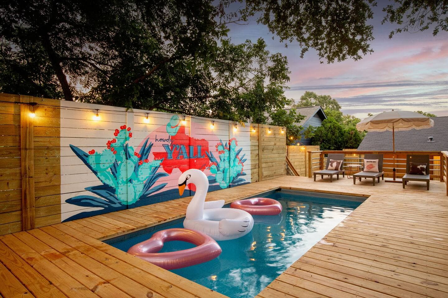 Resort-style pool