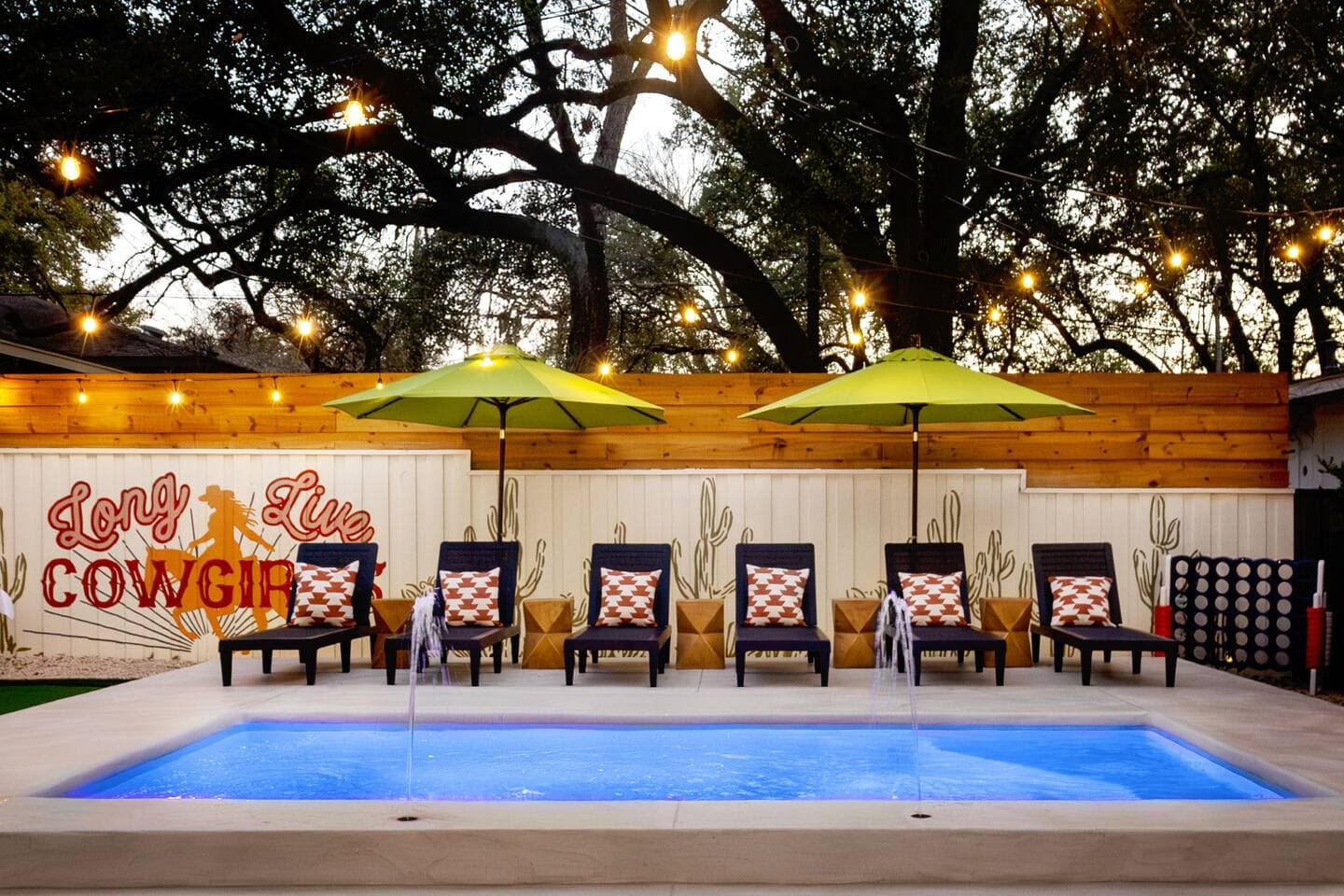 Heated pool